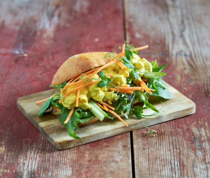 ciabatta kremet kylling