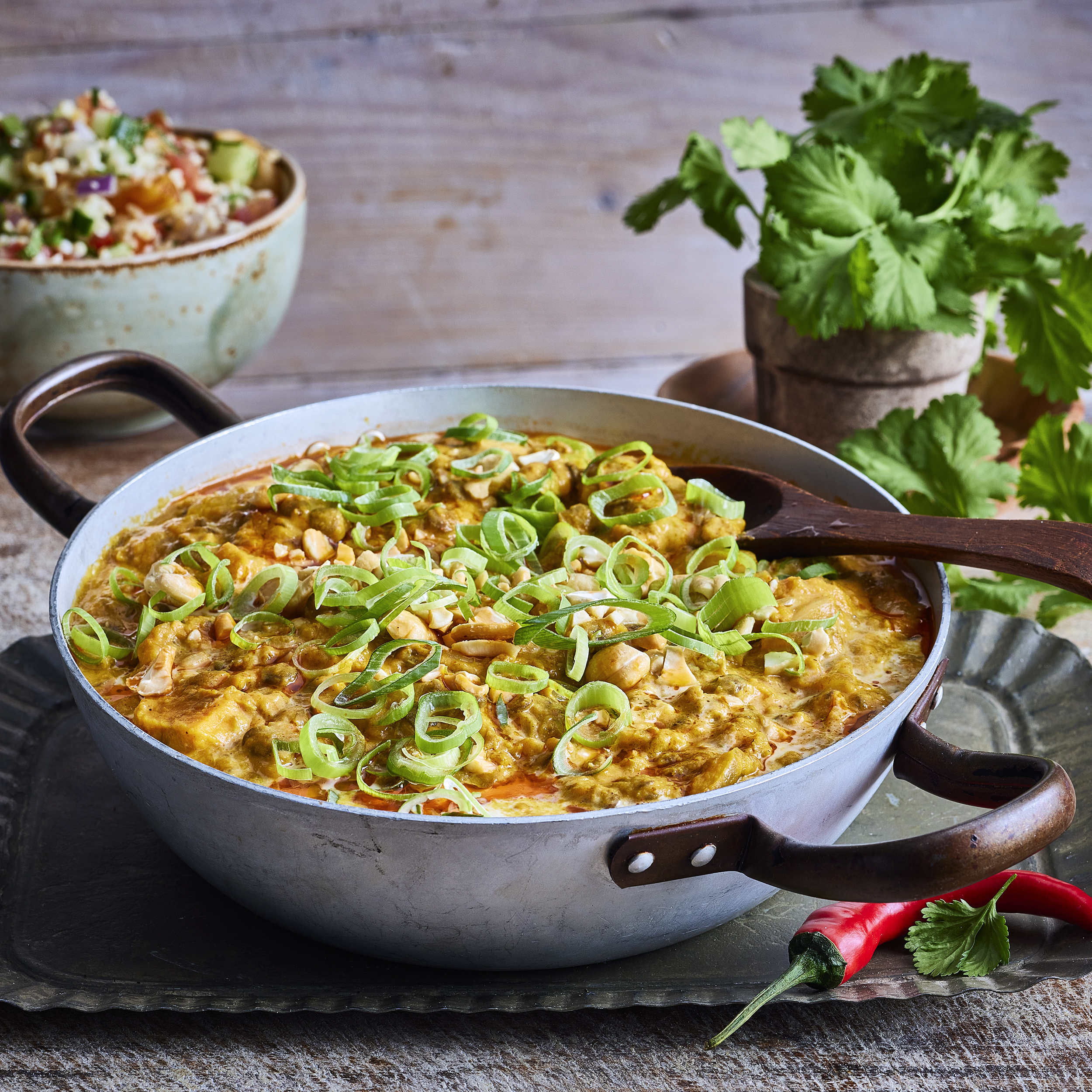 Indisk masala med bakt gulrot og paprika 1 Indisk masala med bakt gulrot og paprika