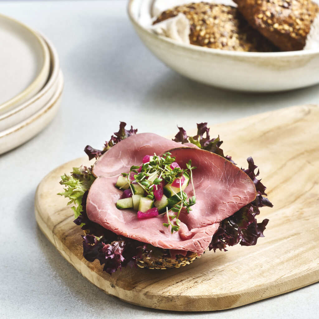 kreativcatering pasmurt rundstykke roastbeef 0079