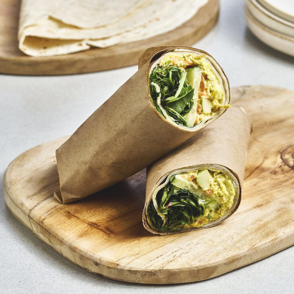 kreativcatering pasmurt wraps kyllingkarri 0331