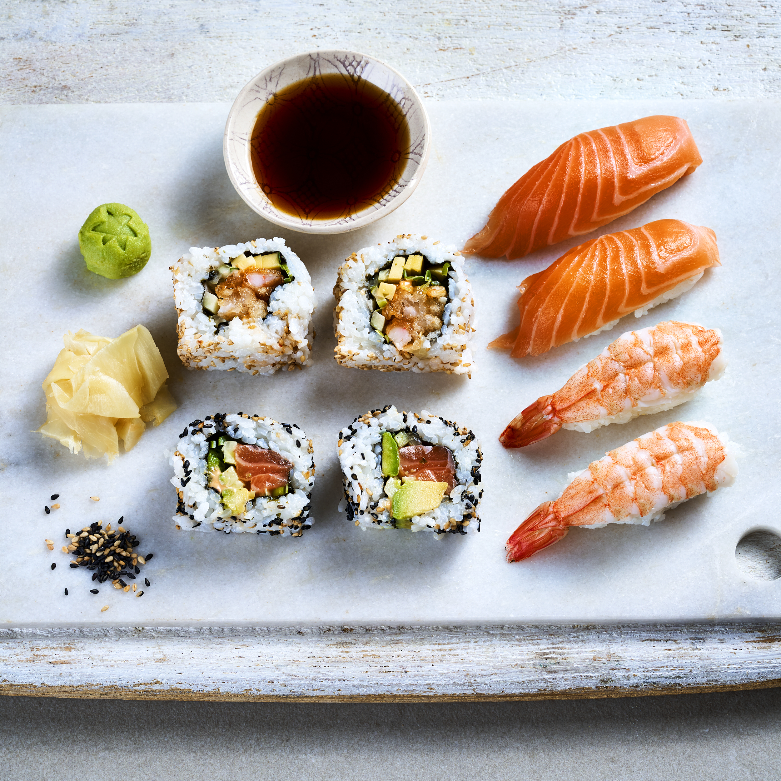 5 biter sushi til SALT 1 5 biter sushi til SALT