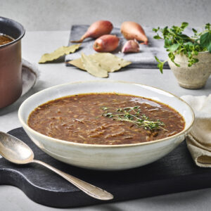 Klassisk løksuppe